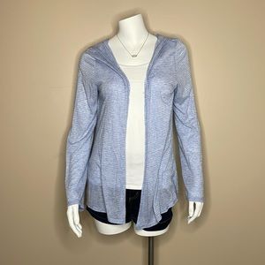 True Grit Striped Hooded Cardigan